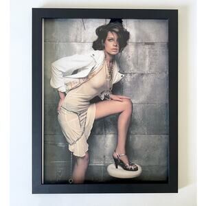 Chrome Hearts Hot girl photo Poster framed 9x11